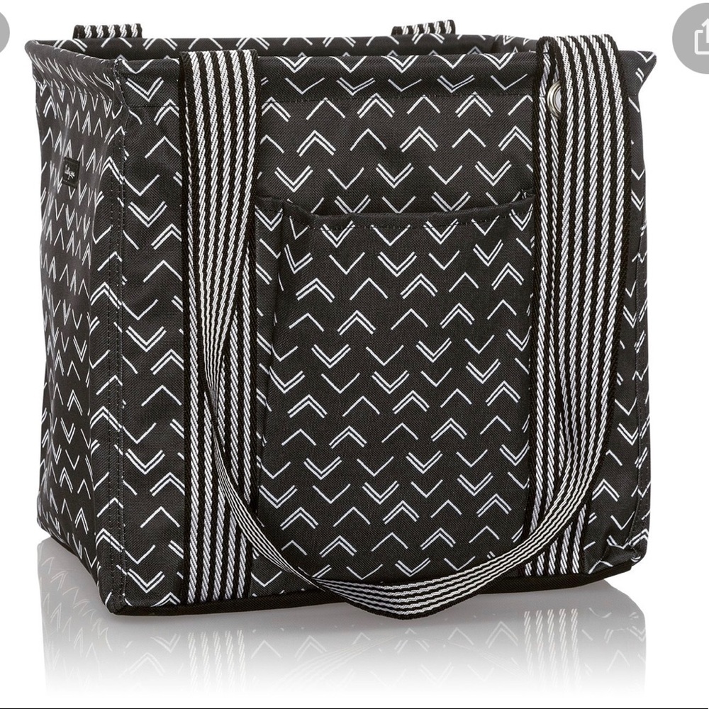Small Utility Tote - Tip Top Chevron
